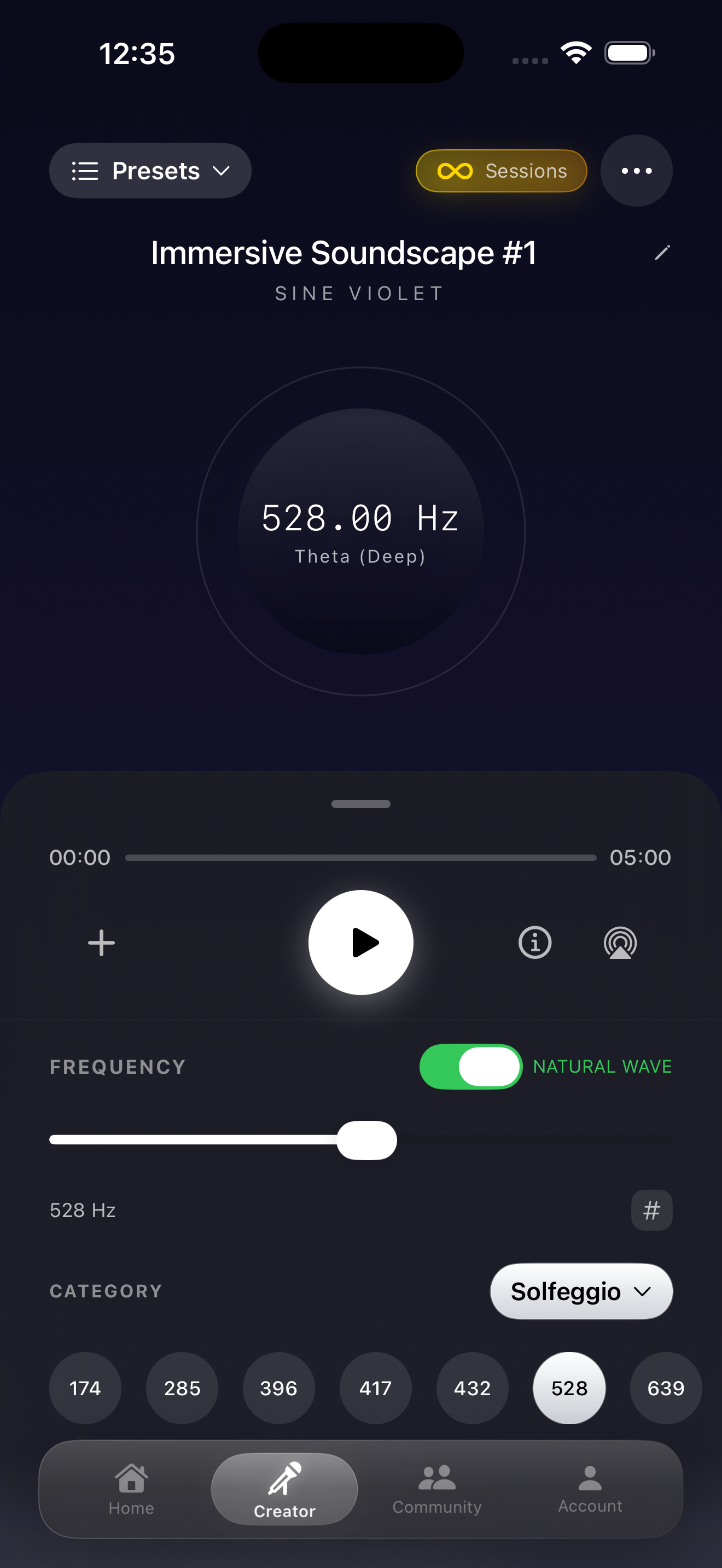 SINE Creator - Build your soundscape